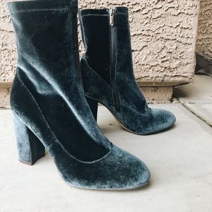 Velvet Blue Heels by Sam Edelman